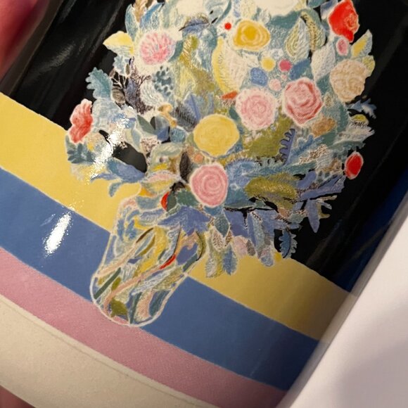 Mugs with Flowers (Set of 2 / new / by Artlifting) - Picture 7 of 15